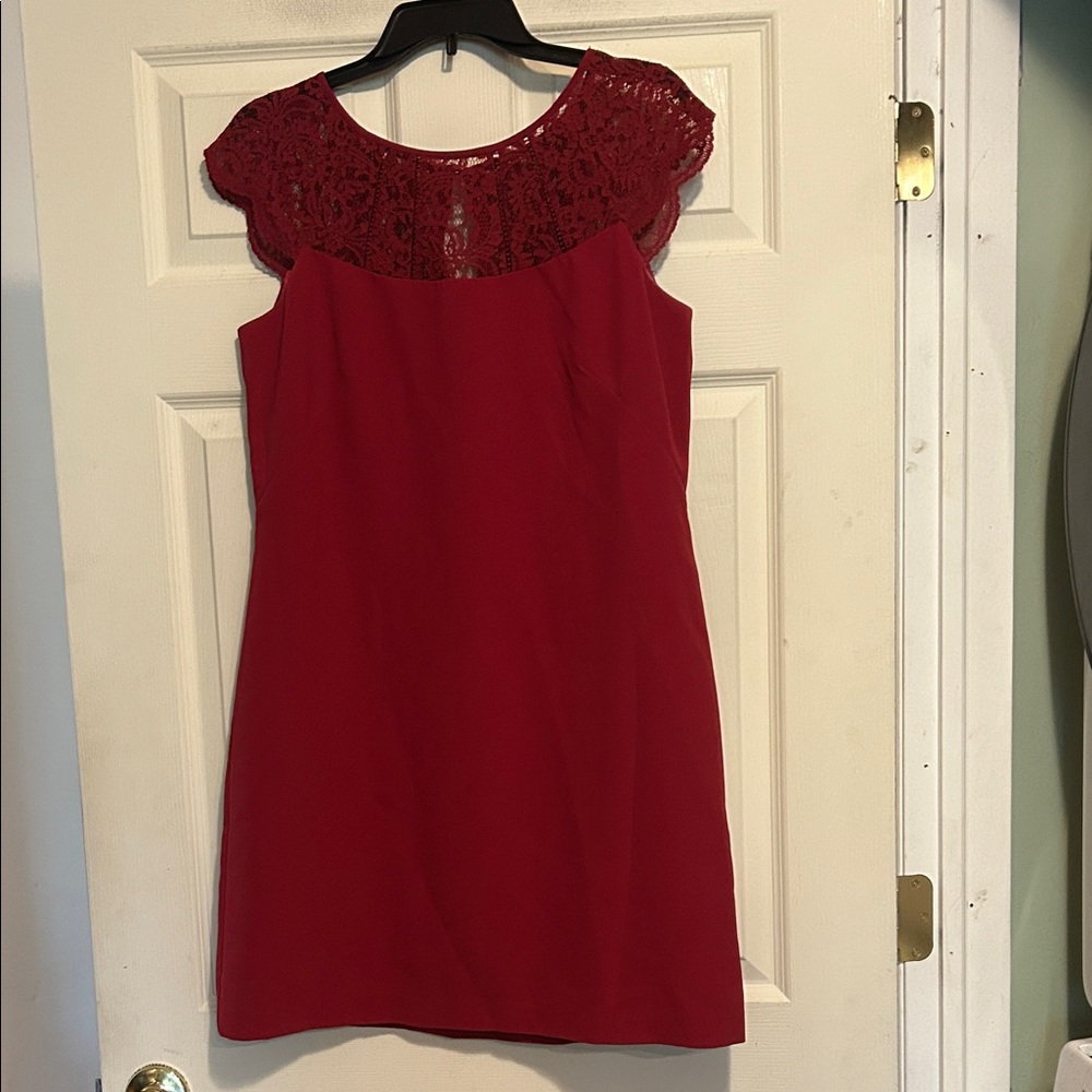 White House Black Market Dress Size 10 Cap Sleeves